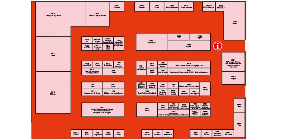 Télécharger le plan du Forum des métiers - format PDF