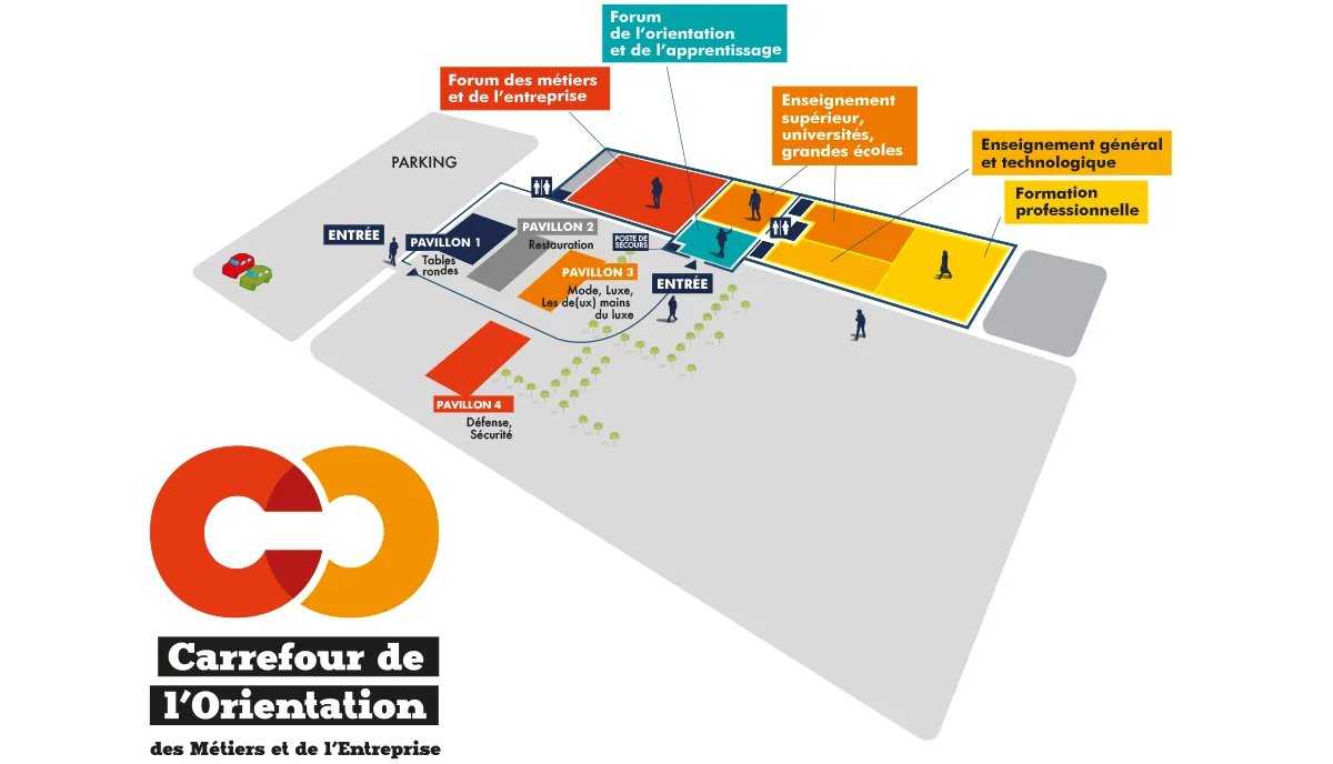 télécharger le plan du Carrefour - format PDF